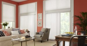 Alta vertical sheer shades for patio and sliding doors