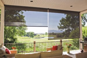 Insolroll outdoor motorized patio shades