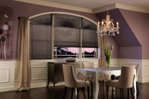 cellular shades fanned