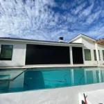 Outdoor Shades near the pool area in San Antonio
