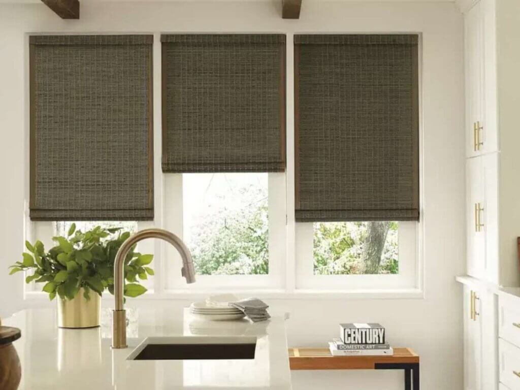 Hunter Douglas Shades In A Kitchen
