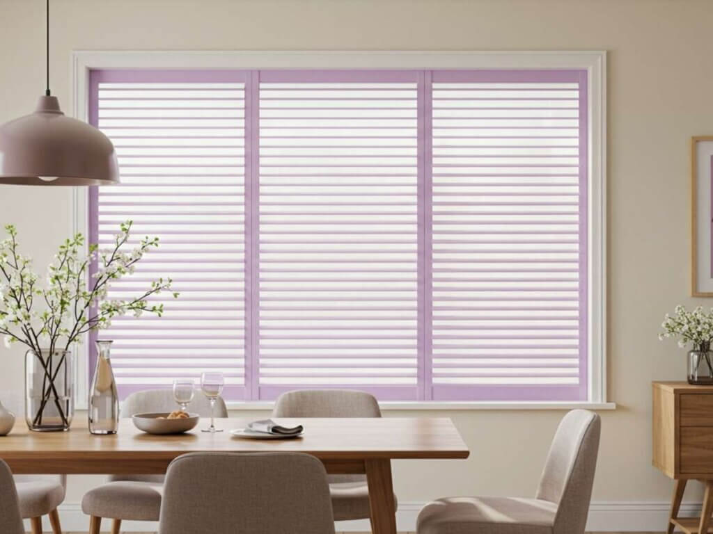 Soft Lavender Shutters