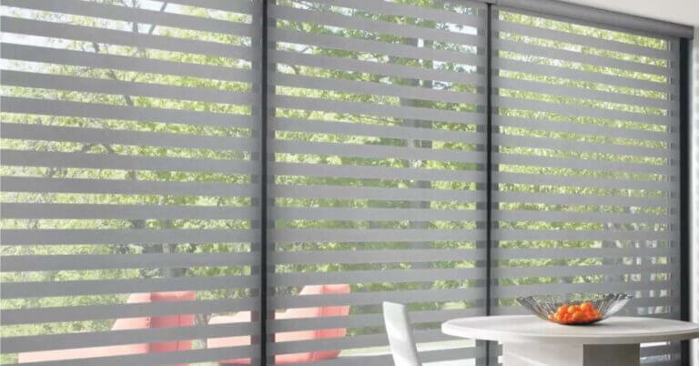 Zebra Shades in a home