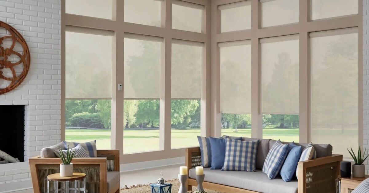 Custom window shades by MITS Denver South