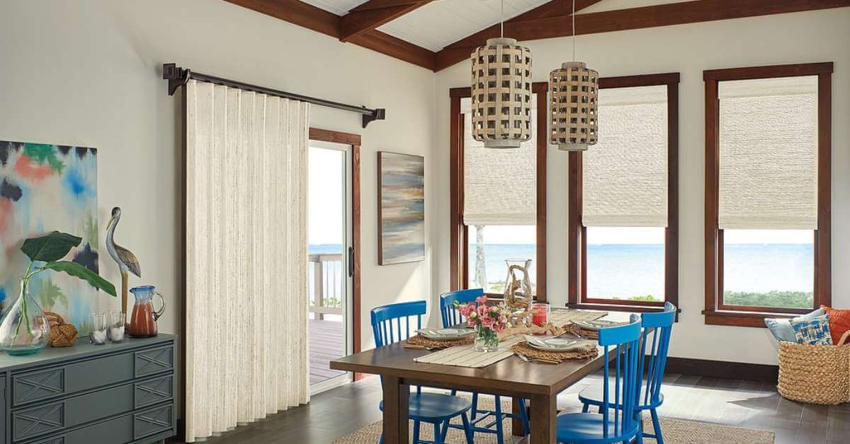 Horizons Averte Natural Fold in Dining Room Sliding Door