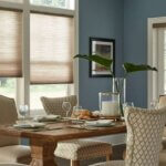 Alta Cellular Shades In A Dining Room