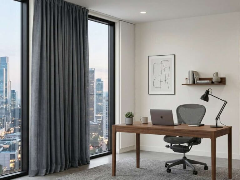 Drapes in Charcoal