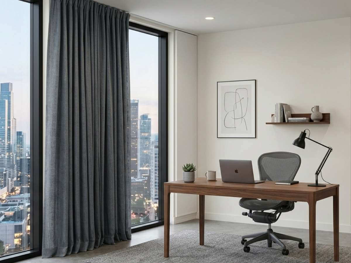 Drapes in Charcoal