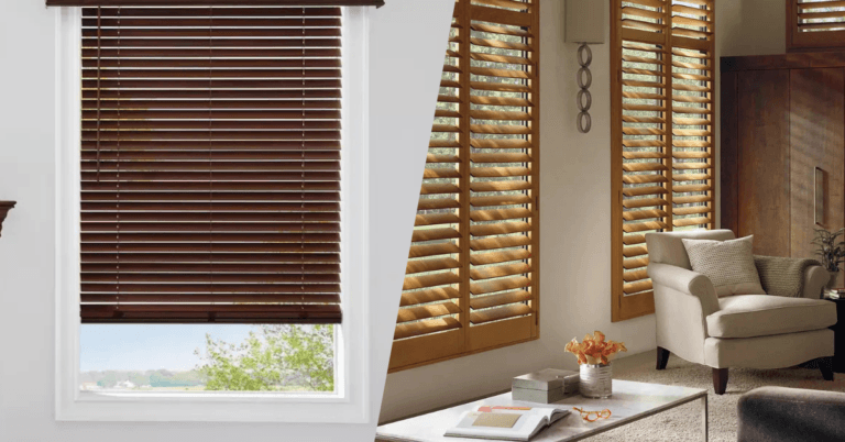 Wood Blinds vs. Wood Shutters In A Home