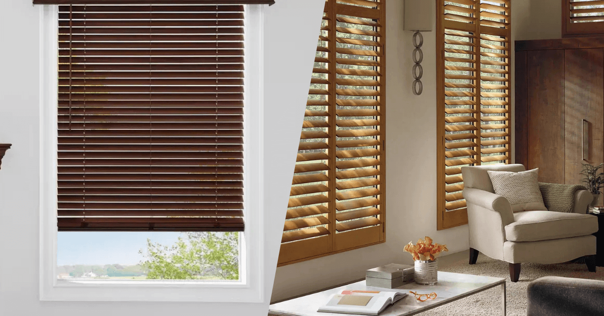 Wood Blinds vs. Wood Shutters In A Home