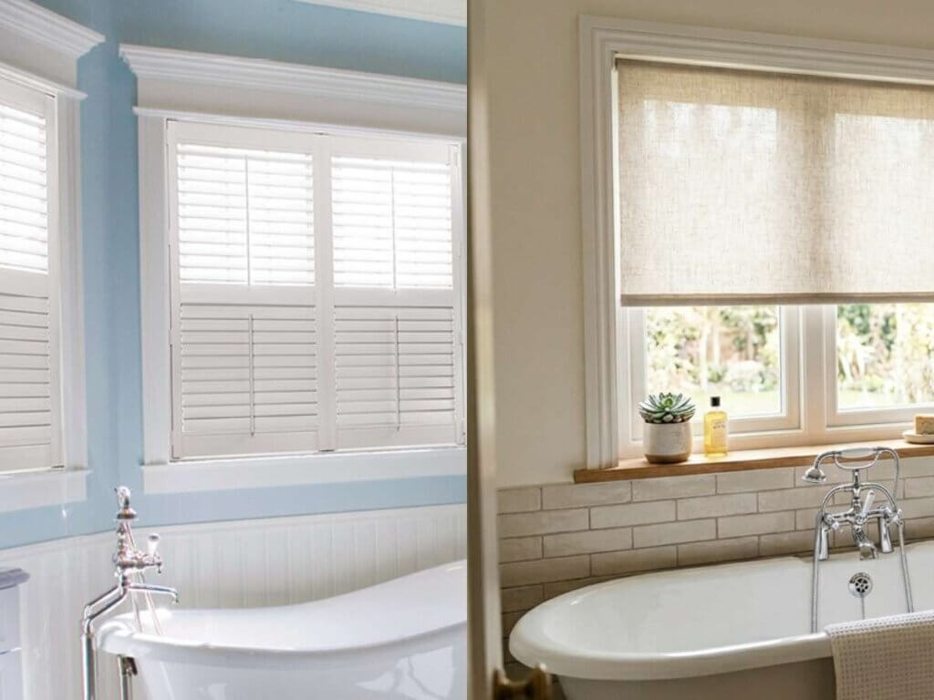Faux wood shutters vs. traditional ones