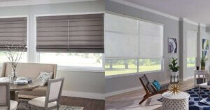 Roman Shades vs. Roller Shades