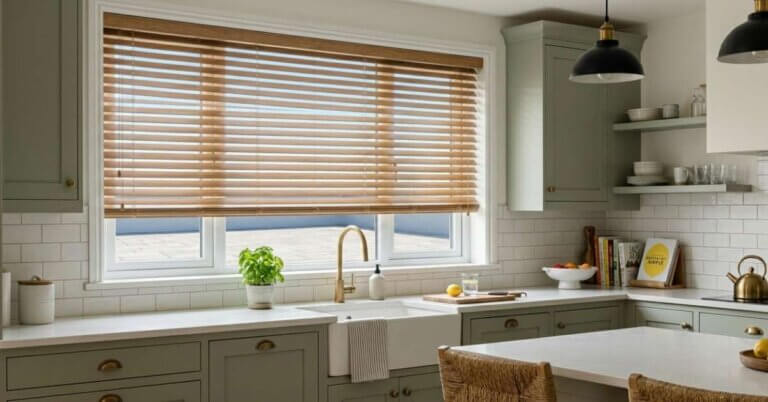 The Guide to Choosing Faux Wood Blinds for Kitchen Layouts