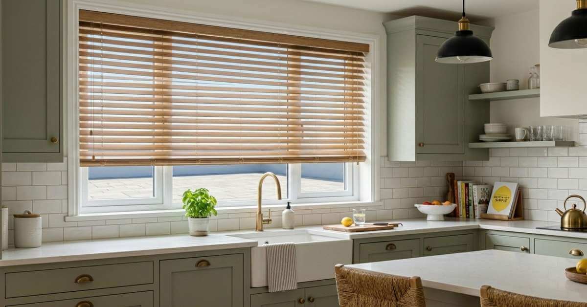 The Guide to Choosing Faux Wood Blinds for Kitchen Layouts