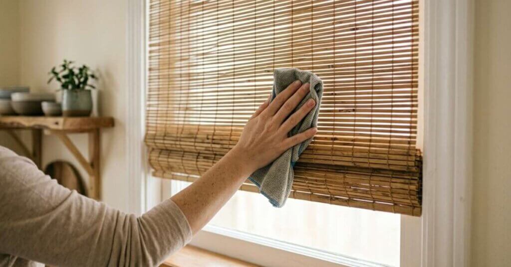 How to Clean Woven Wood Shades and Keep Them Looking New