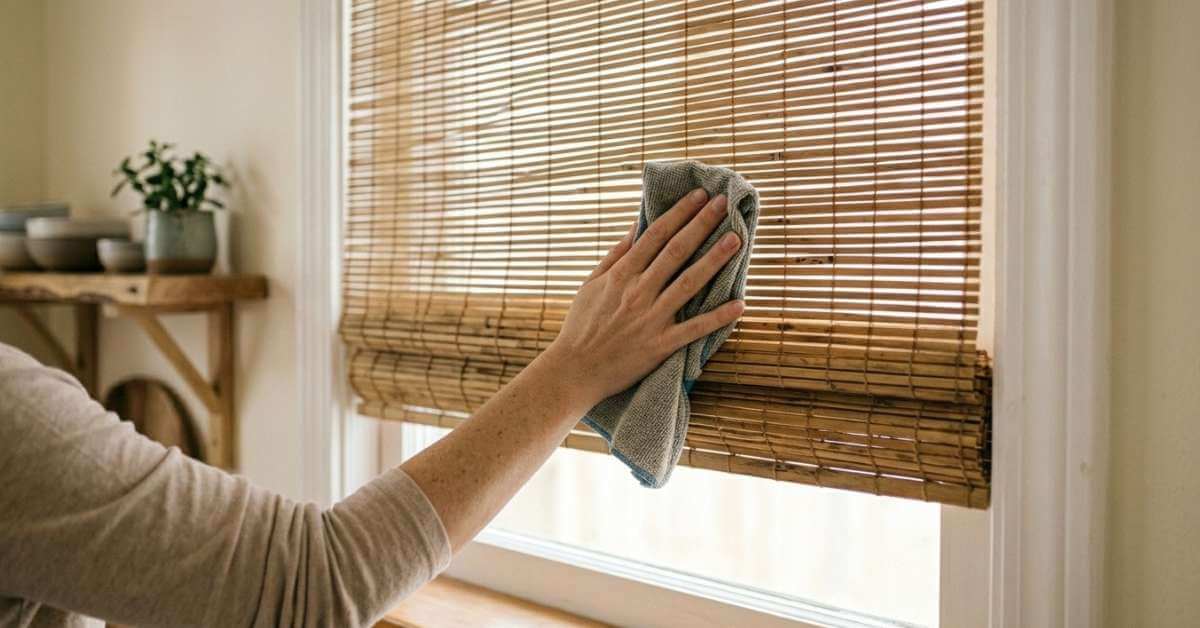 How to Clean Woven Wood Shades and Keep Them Looking New